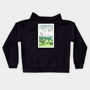 Cocora Valley, Colombia Kids Hoodie